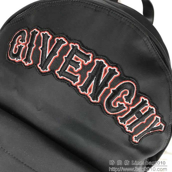 GlVENCHY紀梵希 2018年春款 爆款帆布背包 頭層牛皮 原版亞銀五金 休閒雙肩包 旅遊出行必備  tsg1131